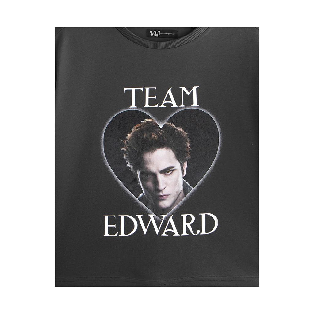 Twilight Womens/Ladies Edward Team Crop T-Shirt