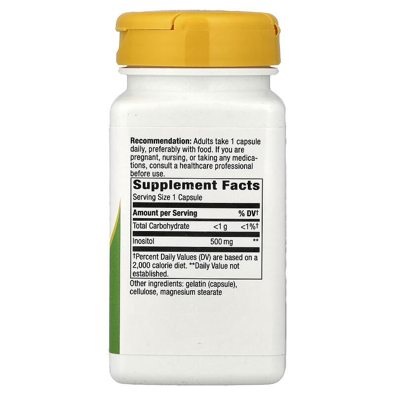 Inositol, 500 mg, 100 Capsules