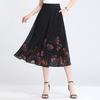 2026 Petite High Waist Floral Wide-Leg Culottes - Summer Thin Style