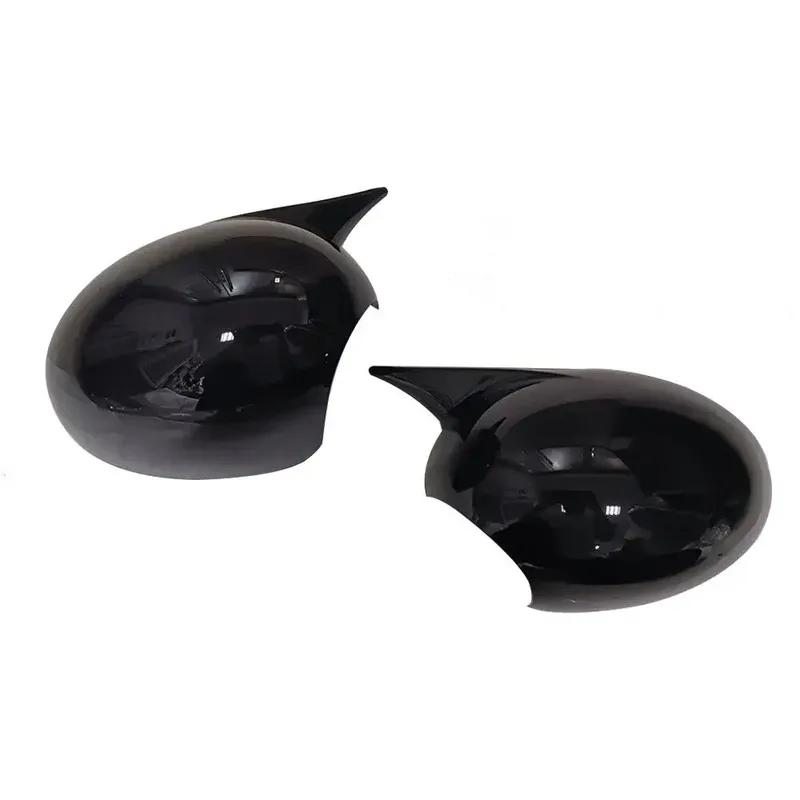 For BMW Mini Cooper R55 R57 R58 R59 R61 Car Sticker Rearview Side Mirror Cover Wing Cap Exterior Door Rear View Case Trim