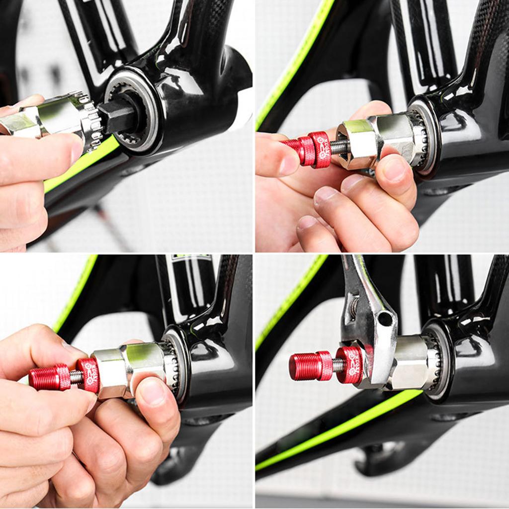 Bike Bicycles Splines Bottom Bracket Anti-Drop Auxiliary Removal Tool Fixing Rod Outdoor Disassembly Repair Fixing Rod