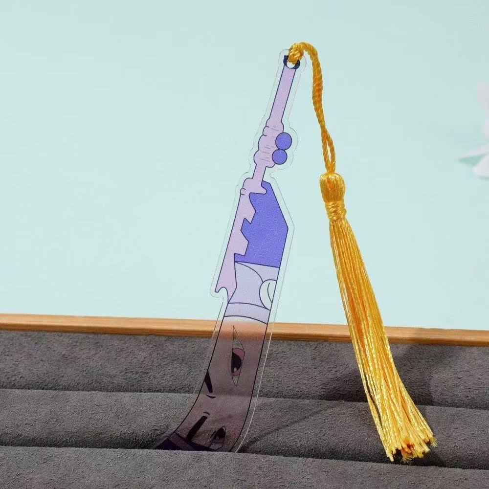 Semn de carte Vânătorii de idoli ai grupului K-Pop, Semne de carte Exorciștii Demonilor Pop, Accesorii de lectură anime pentru iubitorii de cărți fani ai muzicii coreene (Armă Kpop)