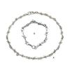 Punk Thorns Necklace Gothic Barbed Wire Chain Necklace for Men Women Adjustable Hip Hop Bramble Chokers Necklace Jewelry