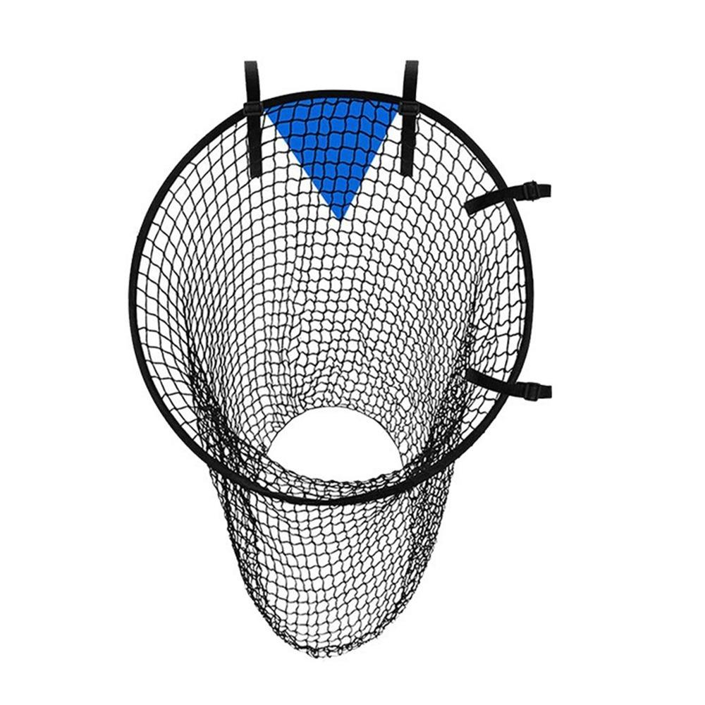 Quality Mesh Football Goal Target Pocket Foldable Football Shooting Goal Net Practice чёрный