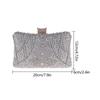 2025 Diamond Women Luxury Clutch Evening Bag Wedding Crystal Ladies Cell Phone Pocket Purse Female Sparkly Wallet for Party Gift