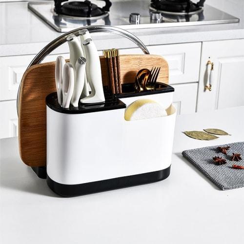 Scandinavian Design: Cutting Board Stand, Knife Holder, Chopstick Holder, Knife Case, Knife Rack, Pot Lid Stand, Water Drainer, and Chopstick Holder I