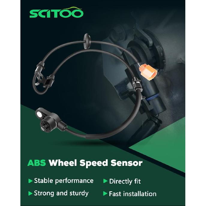 SCITOO 2 pcs Front Left Right ABS Wheel Speed Sensors Fit for 1999 2000 2001 2002 2003 2004 for Honda Odyssey ALS1023 ALS1104