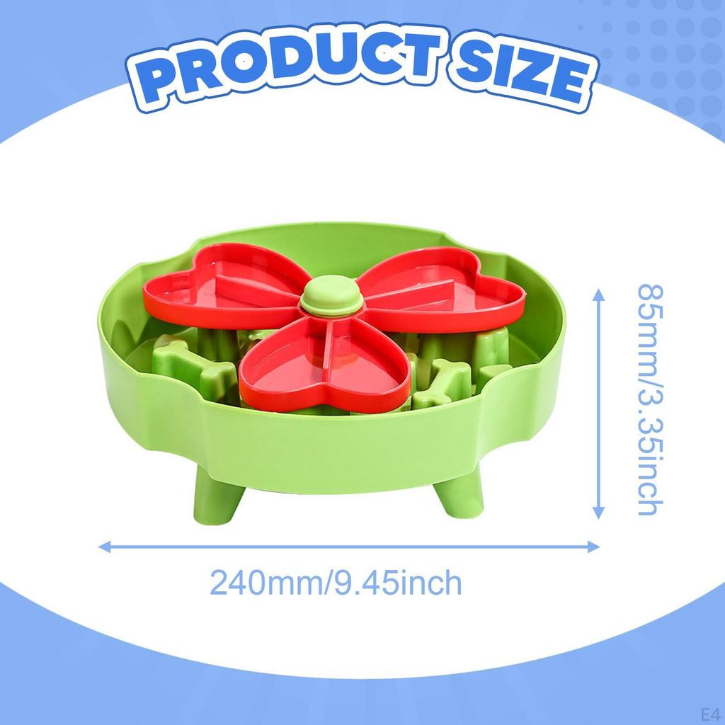 Slow Feeder Dog Bowl Elevated Cat Down Eating Enrichment Toy Puzzle Feeding Dish