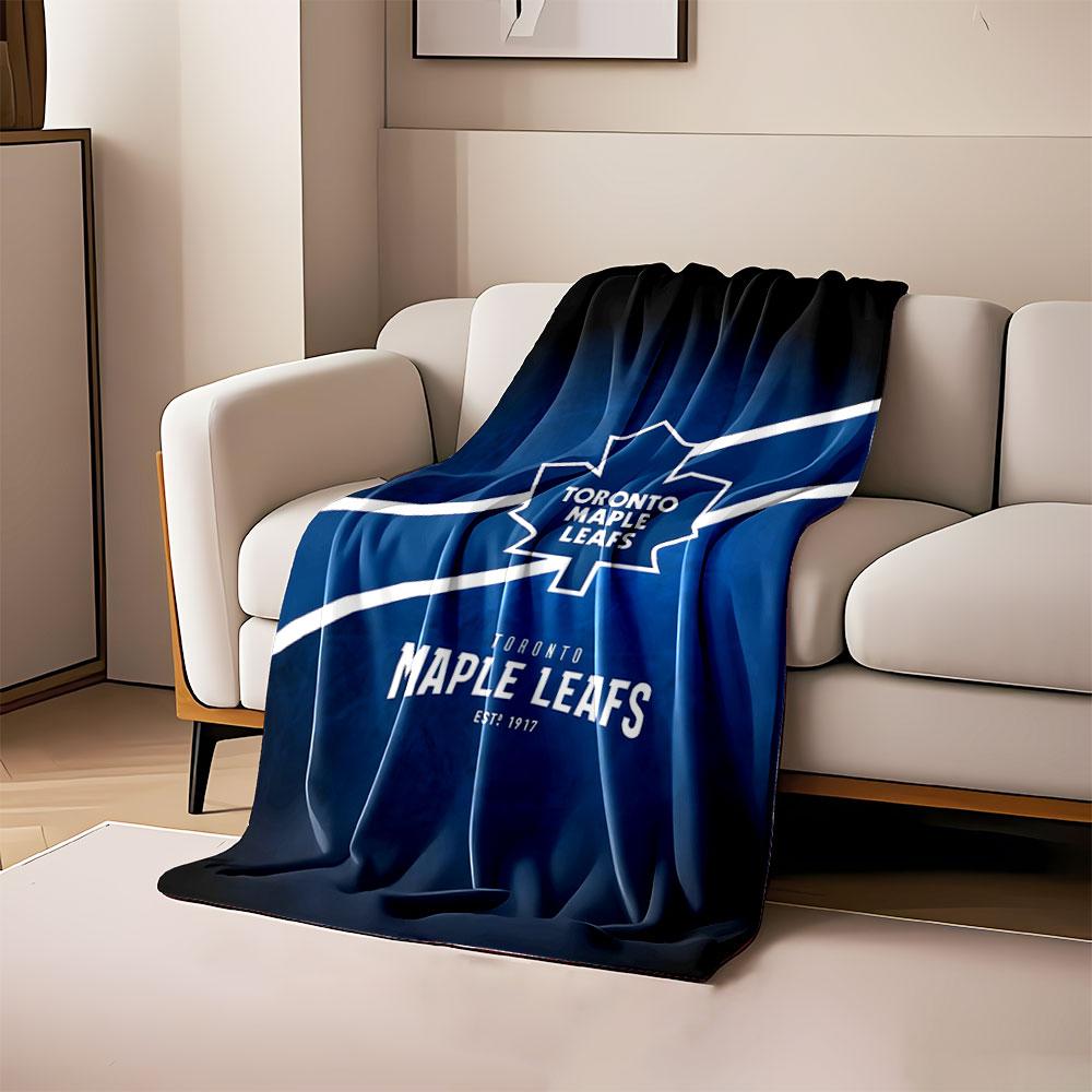 Toronto Maple Leafs Logo Blanket print blanket soft and cozy perfect for the living room bed sofa or a nap,gift