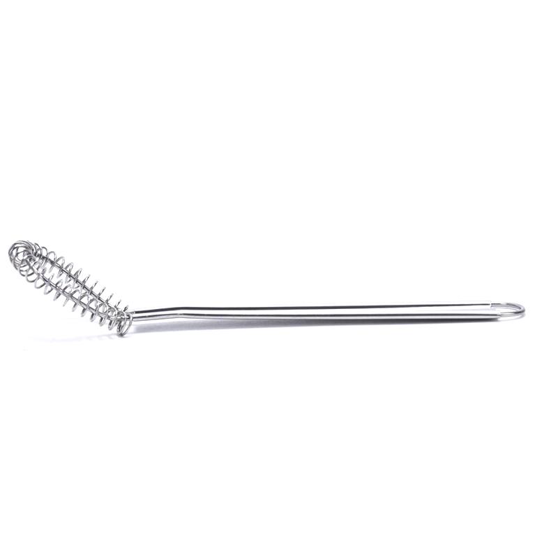 Frusta Manuale a Molla in Acciaio Inossidabile da 20 cm Mini Miscelatore da Cucina per Uova Salse