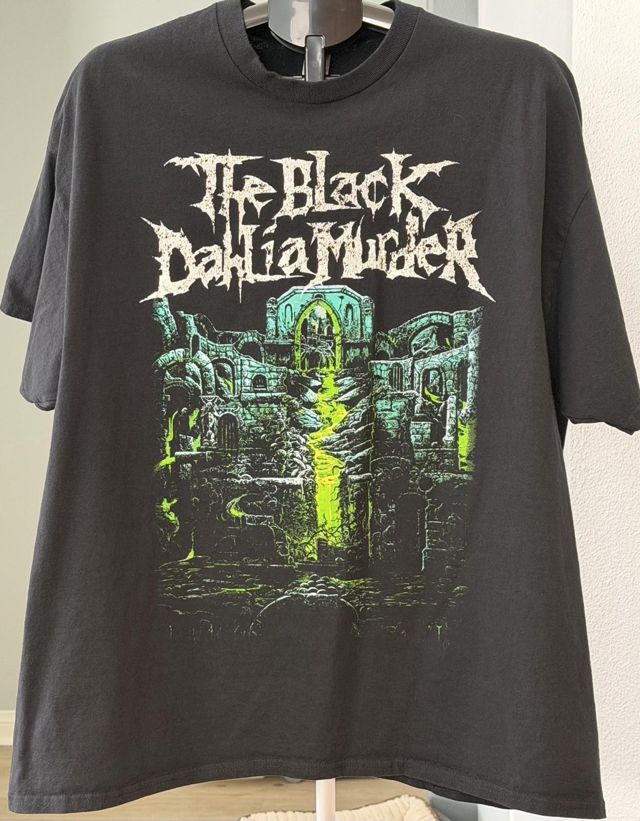 The Black Dahlia Murder Verminous Black Short Sleeve T-Shirt Size XXL Unisex T-Shirt XXXXL
