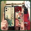 Kickstand Back Cover Phone Case For Cubot Note21 Lanyard Chinese style Elderly lady Fashion Phone Holder For Mom Durable