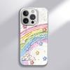 Rainbow Flowers for Apple 16promax Cartoon Women for IPhone Case 15 New 14pm Hydrogel Case