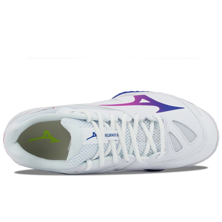 Mizuno Claw 2 Comfortable Trend Shock Absorption Slip Resistant Durable Low Top Badminton Shoes Unisex sneaker White Blue Pink 71GA211013