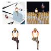 1/64 Fashion Boy Figure Tiny People Model Collection Sand Table Ornament Mini Crafts for Scenery Landscape Diorama Dollhouse