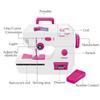 Sewing Machine Toys, Portable Battery Powered Sewing Machine with Measuring Tape and Fabric, Gifts for Kids not Include Battery