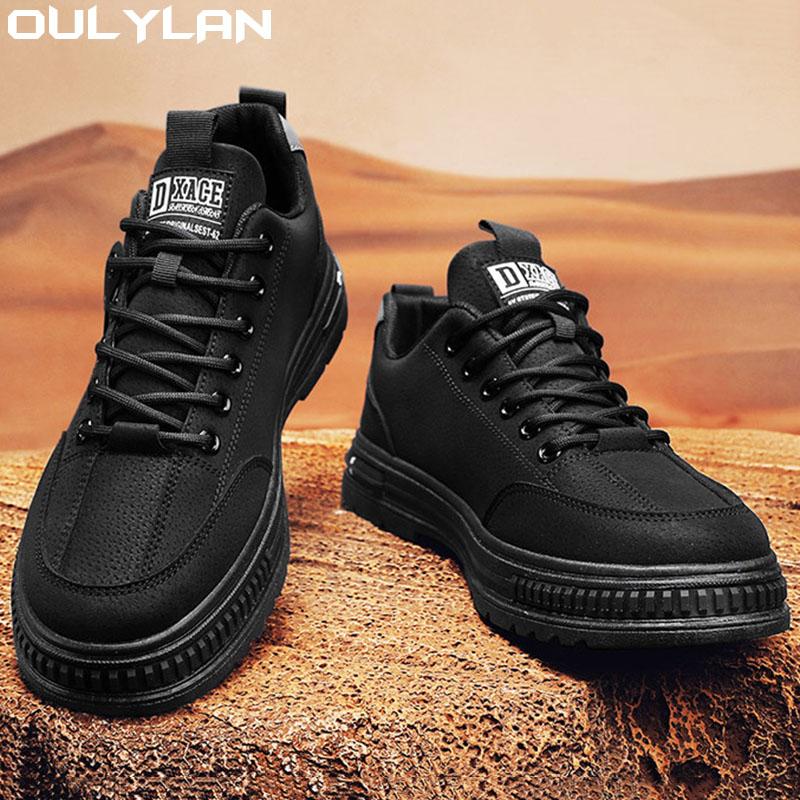 Oulylan Four Seasons Sulfide Shoes Men's Walking Sports Shoes Flat Soles Versatile Men's Shoes New Men's Casual Sports Shoes