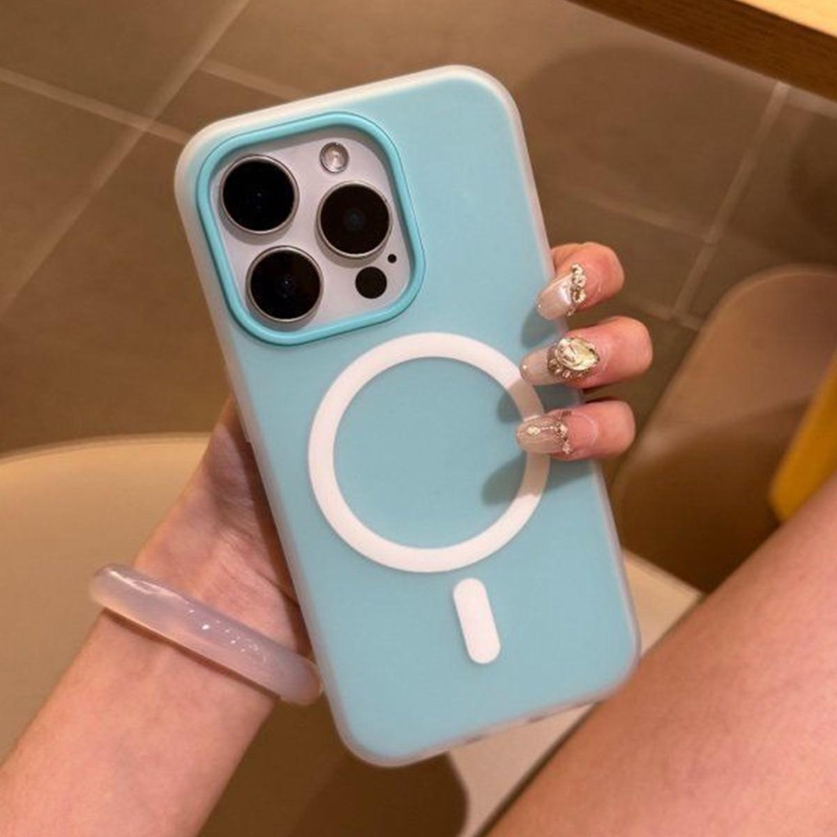 

For IPhone16 for Apple Jelly 2-in-1 Magnetic Phone Case Strong Magnetic Light Luxury Premium Feel Soft Glue Dopamine For iPhone 17PROMAX