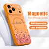 Lovely Hearts Pattern Case For iPhone 17 Pro Max Funda iPhone 16 15 14 13 Pro Max Magnetic For Magsafe Hybrid Slim Matte Cover