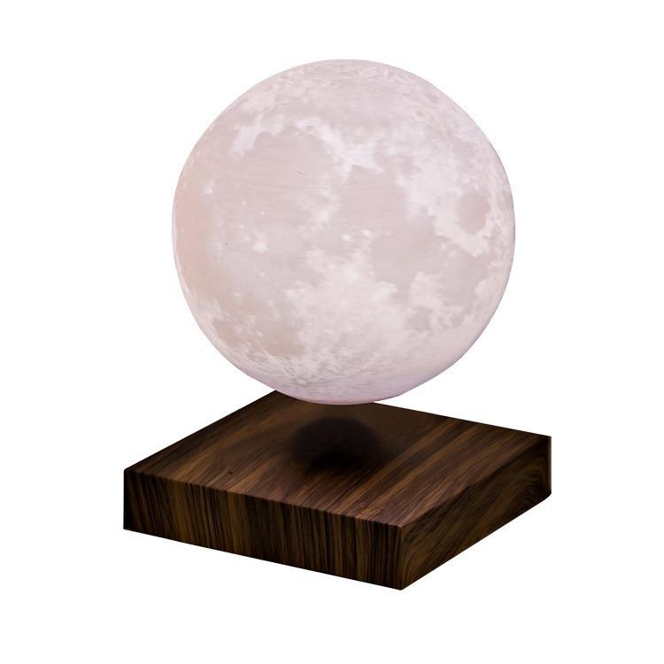 Maglev Atmosphere Desk Lamp Moon Home Creative Ornament Black Technology Desktop Jewelry