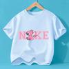 Anime Pattern Summer Girls and Boys Fashion Short Sleeved T-shirt Top