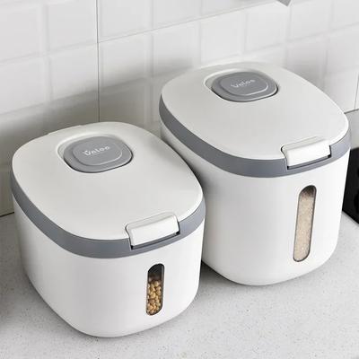 5kg Rice Bucket Moisture-proof Insect-proof Sealed Tank Pressed Surface Thickened Powder Storage Bucket Kitchen Storage Box