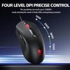 T-WOLF G550 Wired Gaming Mouse With Color Breathing Light 4 DPI Level And Non-Slip Sticker King Sticker Mouse