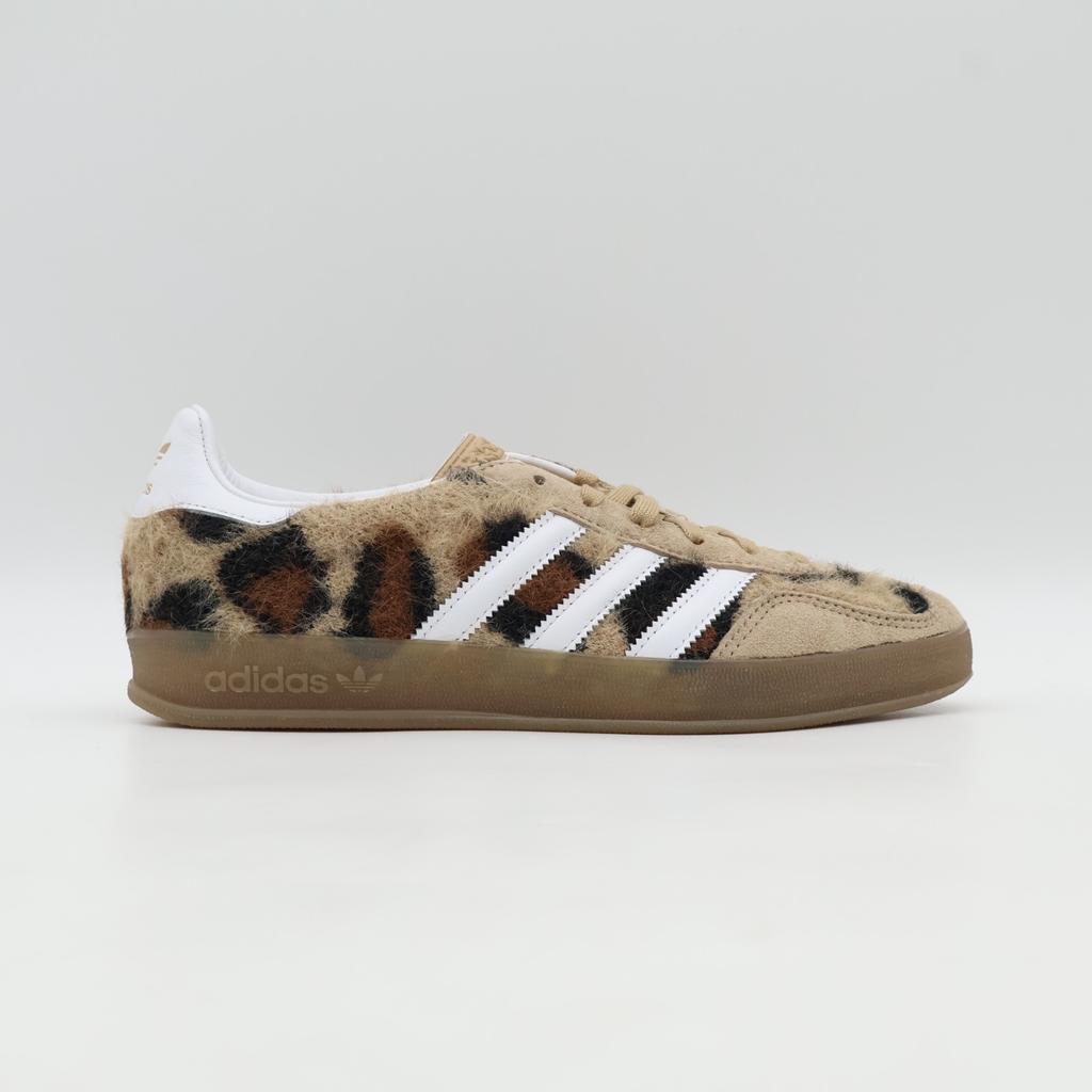 JS4599 Atmos Pink Adidas Originals Gazelle Indoor Trinity Leopard Brown(Women's)