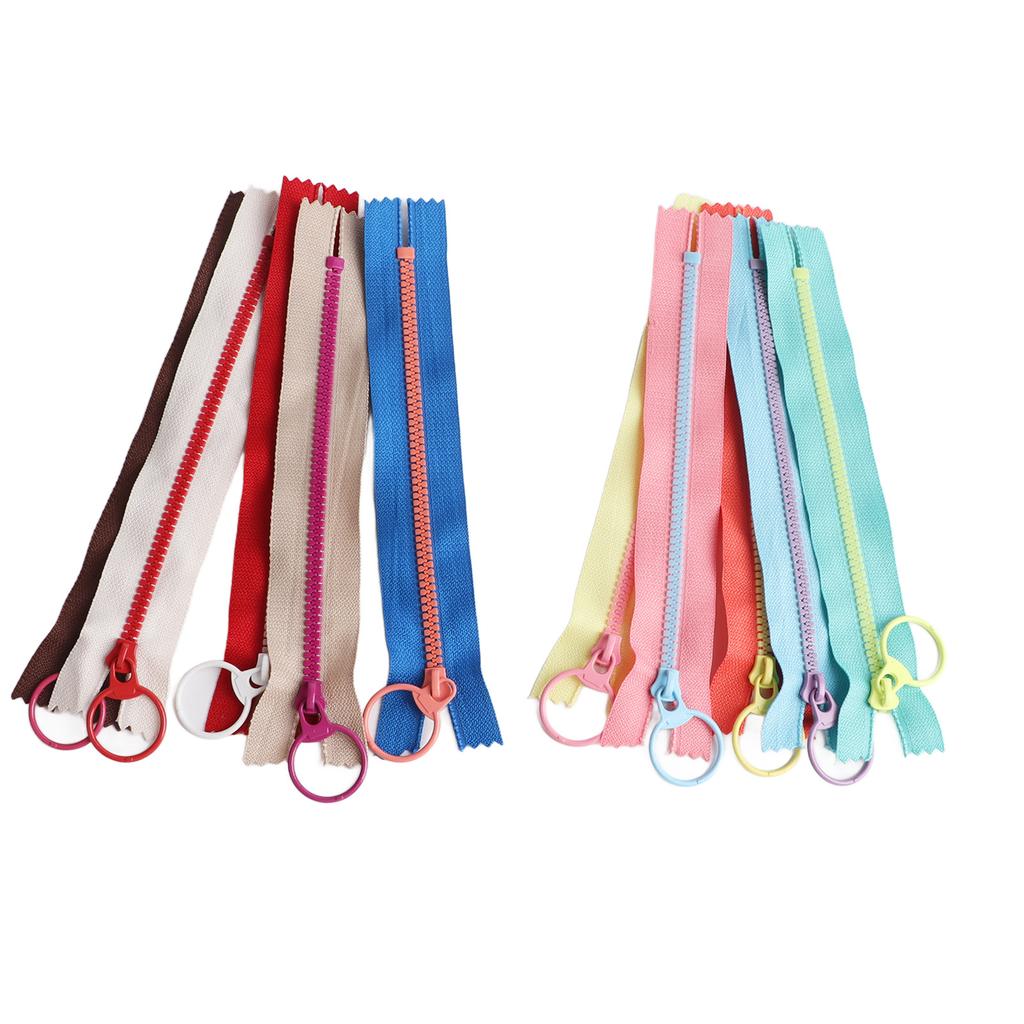 10pcs Close End Handcraft Zipper 30cm Length Colorful DIY Zippers for Bag Clothing