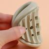 Silicone Soap Dish Storage Holder Tray Drain Soap Box Bathroom Accessories