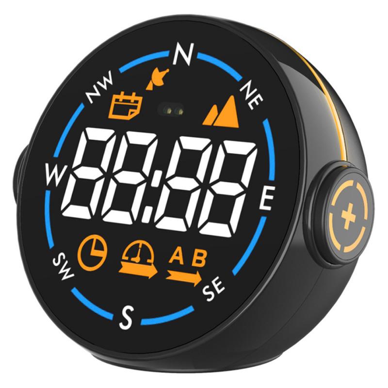 Universal Car Gps Hud Speedometer Display Usb Speed Alarm Mph Kmh Compass Clock