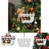 2020 Weihnachten Weihnachtsbaum Hängeornamente Mit DIY Familienname Weihnachtsmann Anhänger