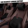 Car Headrest Lumbar Support Car Neck Pillow Waist Cushion Waist Support For Hyundai Sonata Elantra Santafe Accent Tucson Solaris KK8