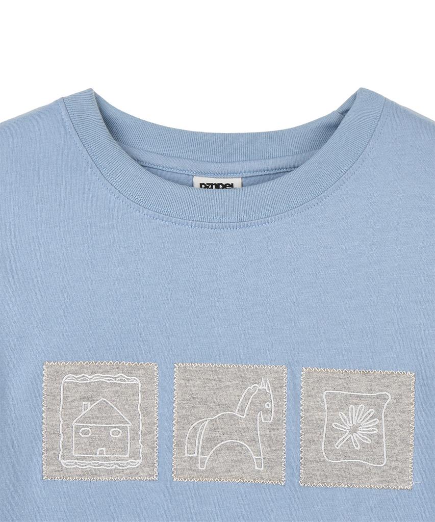 Dandel Dd Horse Gallery Tee (Sky Blue)