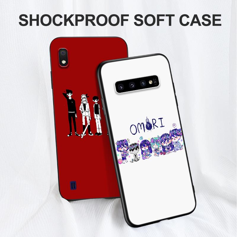 Black tpu Case For Samsung Galaxy A50 50S A30S A10 A01 A11 A21S A31 A41 A51 A71 Cover Omori