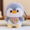 Dressed Cartoon Stuffed Doll Fluffy Plush Hanging Doll Amusing Plush Keychain  Bag Ornament