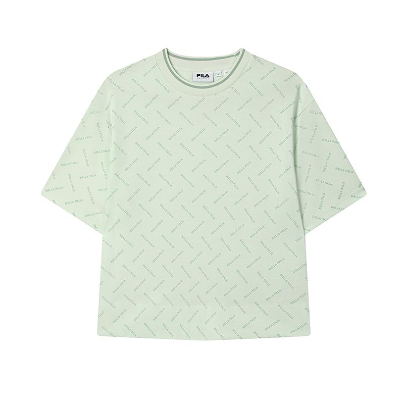 New FILA EMERALD T Shirt Women's All Over Print F11W524101F-ZA