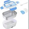 Electric Lunch Box Food Heater Warmer Container Stainless Steel Travel Car Work Heating Bento Box 12V 24V 110V 220V US EU Plug