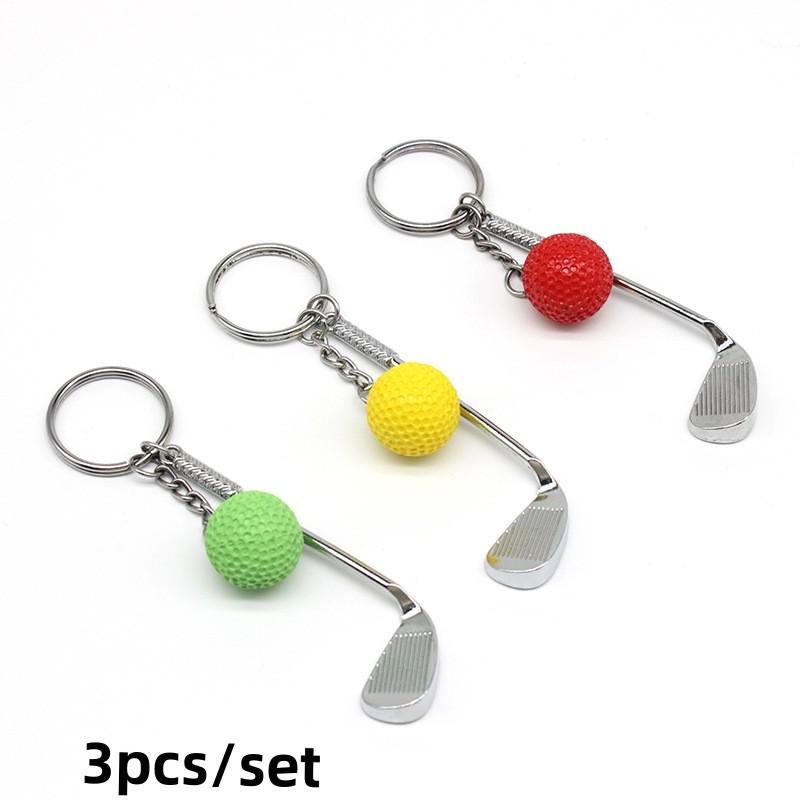 Golf Ball Key Chain Pendant: Add a Sporty Touch To Your Look! Perfect Gift for Golf Enthusiasts