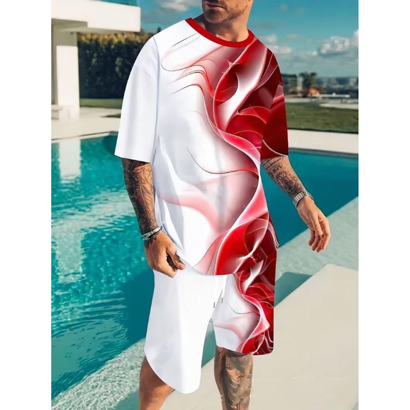 Мужской повседневный модный набор футболок S