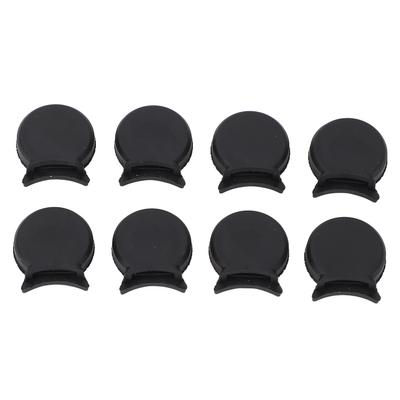 8PCS Clarinet Thumb Rests Round Finger Rest Pads Replacement Silicone Protector Cushion for Musical