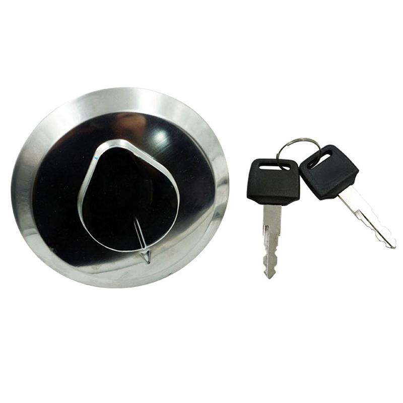 1 Set Piese de Schimb pentru Motocicletă Capac Blocare Rezervor Combustibil Aluminiu Set Capac Rezervor cu Două Chei Potrivit pentru Honda King 125 Cbt125 Capac Rezervor Combustibil