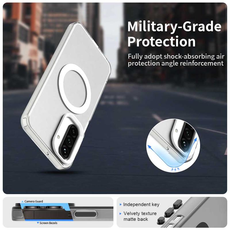 For Samsung Galaxy A17 Case Samsung A17 Cover Magnetic Matte Durable Bumper Shield Protective Phone Cases For Samsung A17 Funda