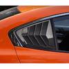 For Mazda 3 Axela Sedan BP   Carbon Fiber Style Side Door Rear View Window Spoiler Cover Trim Ert Garnish Bezel