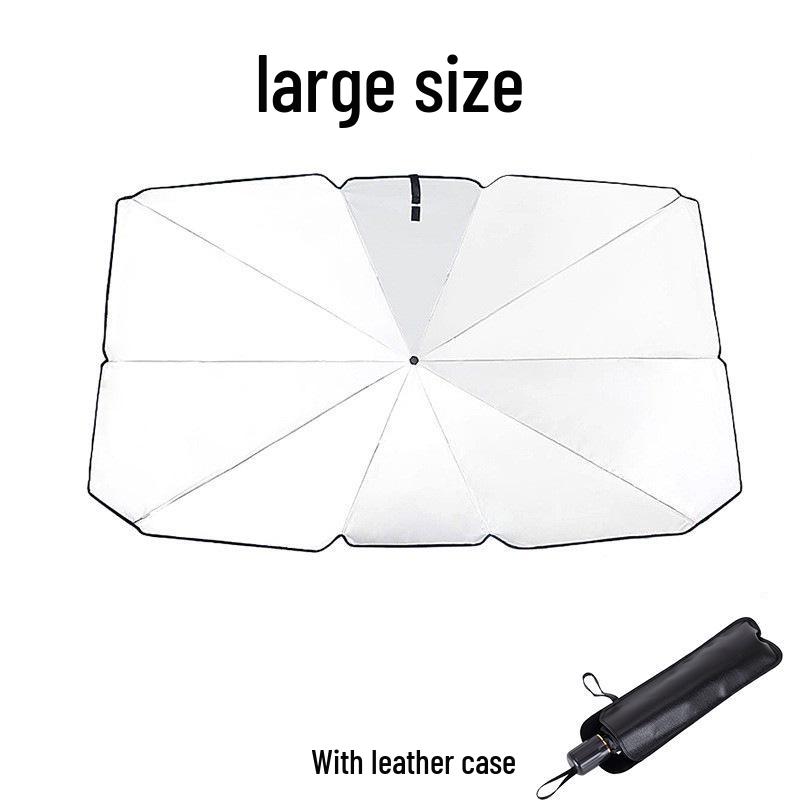 Car Umbrella Sunshade: Windshield Sun Protection & Heat Insulation Curtain