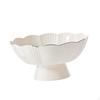 Decorative Pedestal Fruit Bowl Storage Tray Portable Centerpiece Plate Snack Holder for