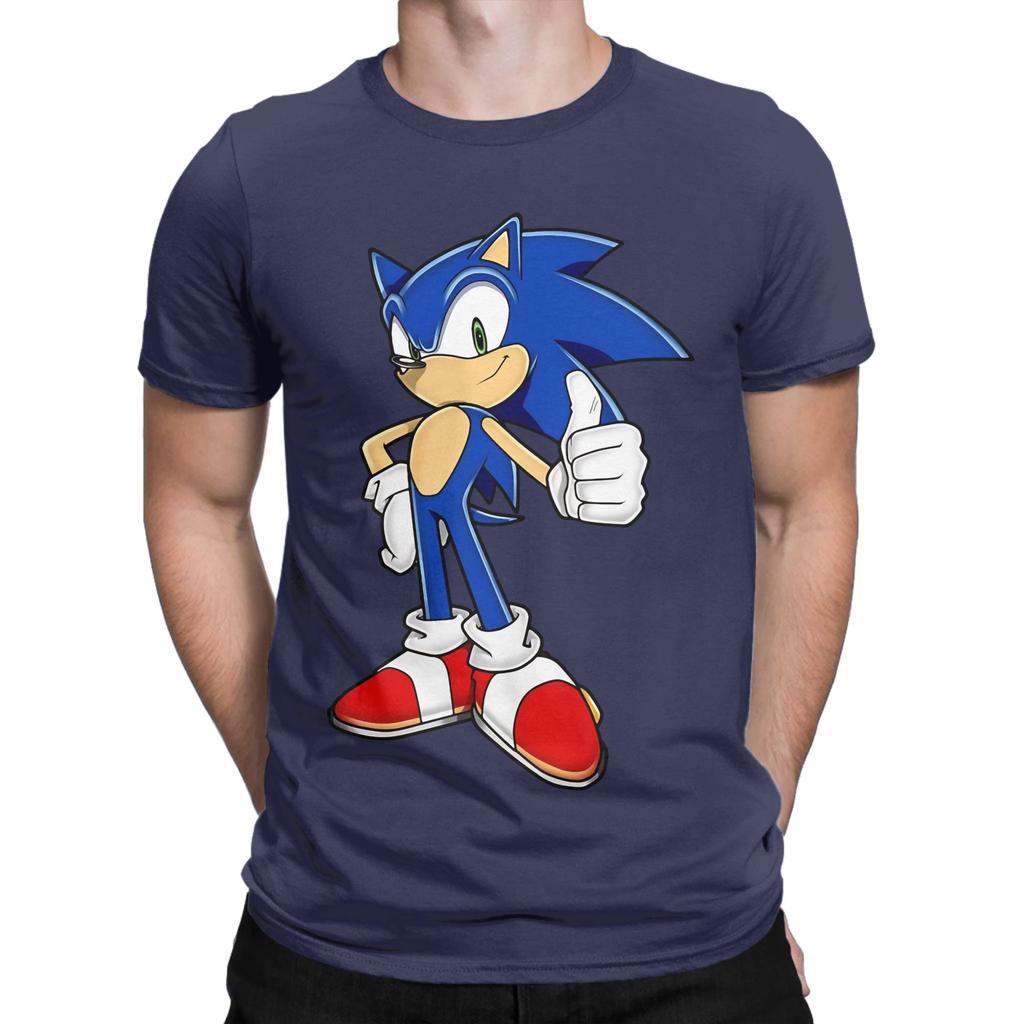 sSonic Classic Funny Graphic 100 Cotton TShirt sSonic the Hedgehog Tees Tops For Unisex