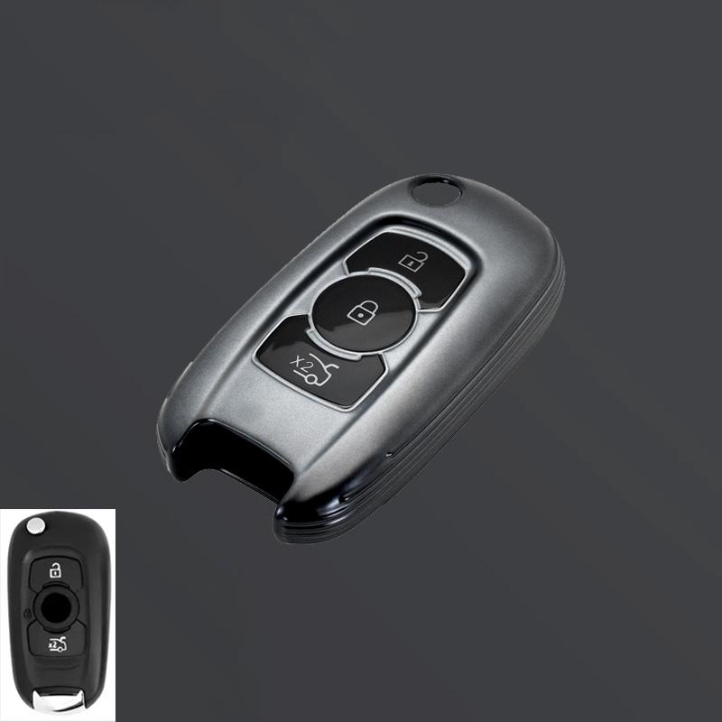 

TPU Car Key Cover for Opel Vauxhall Astra K Corsa E for Buick VERANO ENCORE GX GL6 2019 2020 2018 accessories сірий