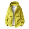 Unisex Windproof Hiking Jacket Winter Outdoor Tactical Coat In Dopamine Colors