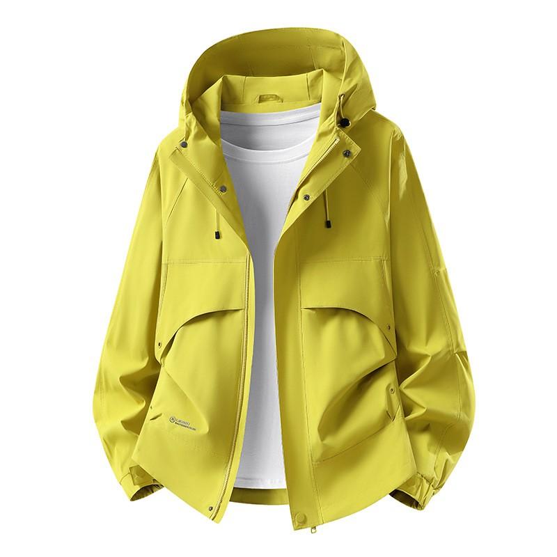 Unisex Windproof Hiking Jacket Winter Outdoor Tactical Coat In Dopamine Colors